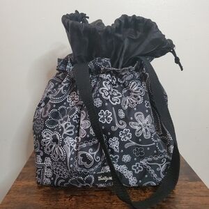 Thirty One Paisley Print Insulated Cinched Tote Lunch Bag